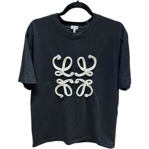 Vintage Loewe Anagram Rope Appliqué Tee | Men’s Large | Made in Portugal